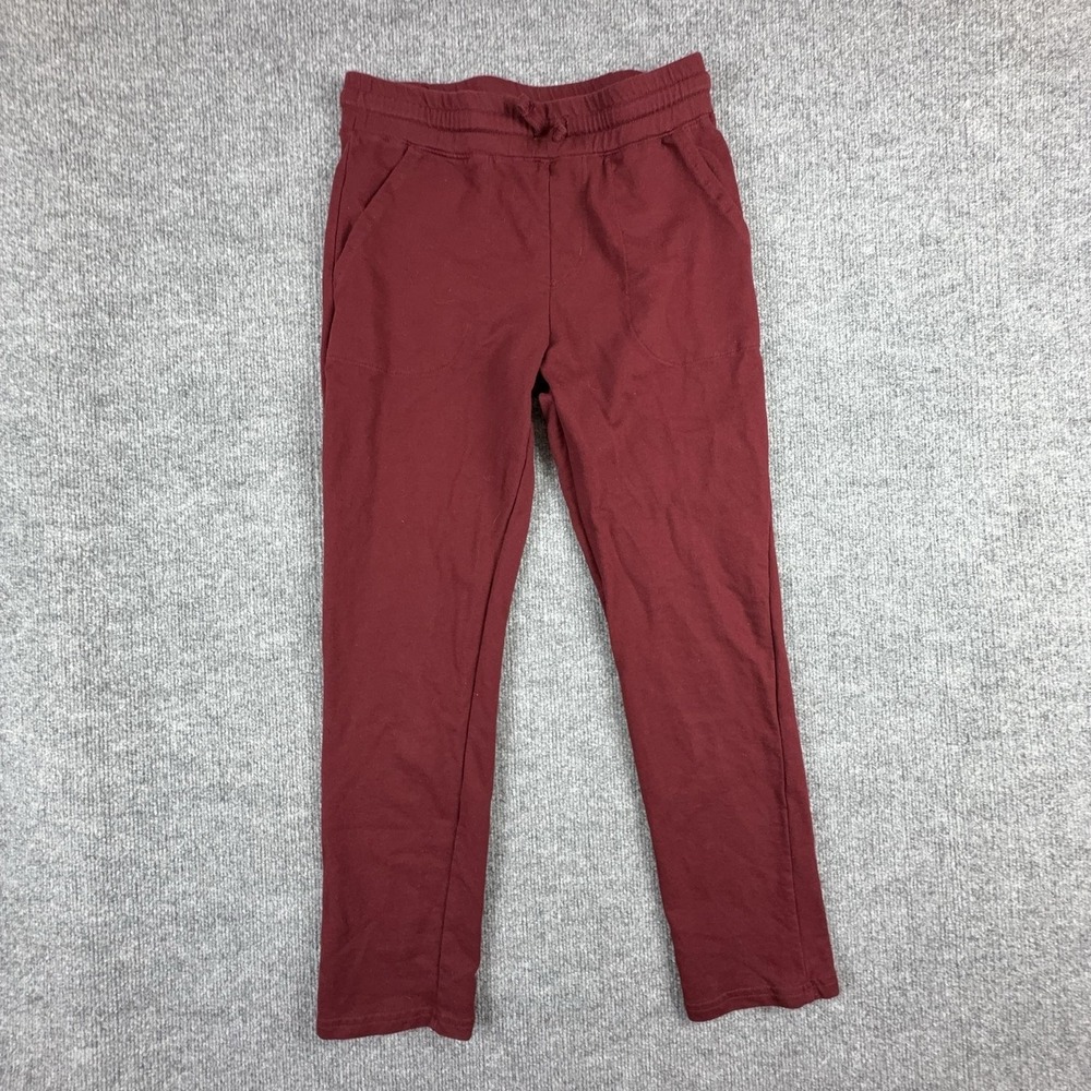 Arizona Jean Co Pants Youth Large 14/16 Red Knit Sweatpants Elastic Waist Lounge